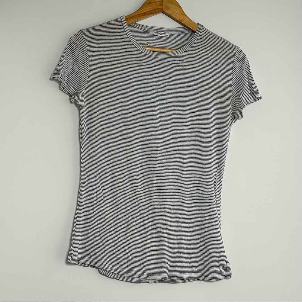 Bundle of Zara Black and White Striped Short Sleeve Tees